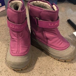 LL Bean Kids Snow Boots